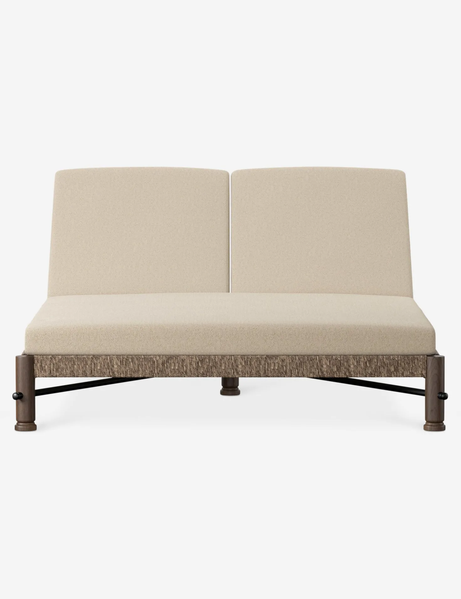 Finnegan Indoor / Outdoor Double Chaise by Amber Lewis x Four Hands