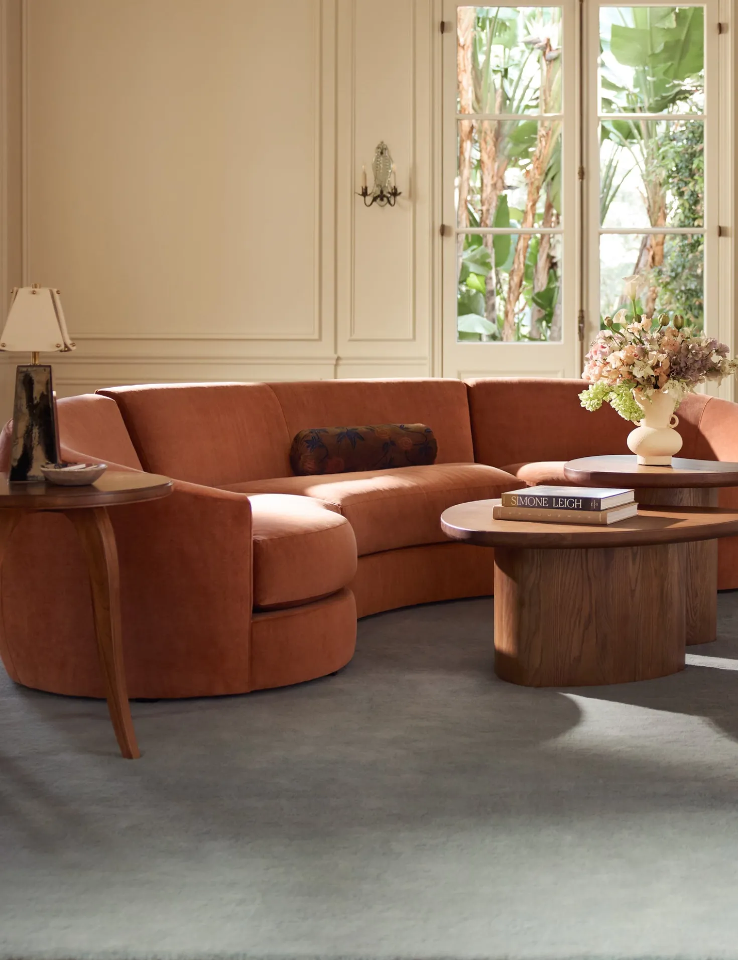 Fiore Round Side Table by Heidi Caillier