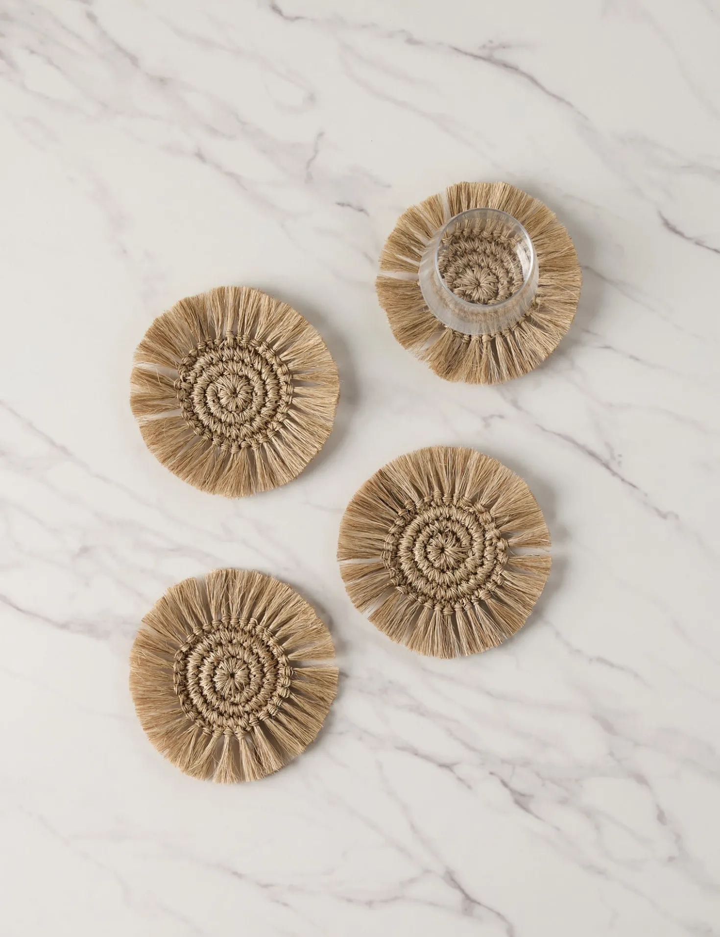 Fique Coasters (Set of 4) by Tallo de Olivo