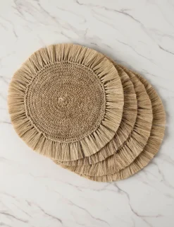 Fique Fringe Placemat (Set of 4) by Tallo de Olivo