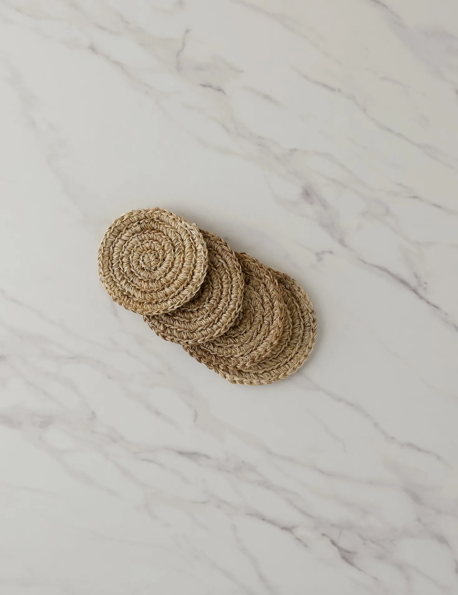 Fique Spiral Coasters (Set of 4) by Tallo de Olivo