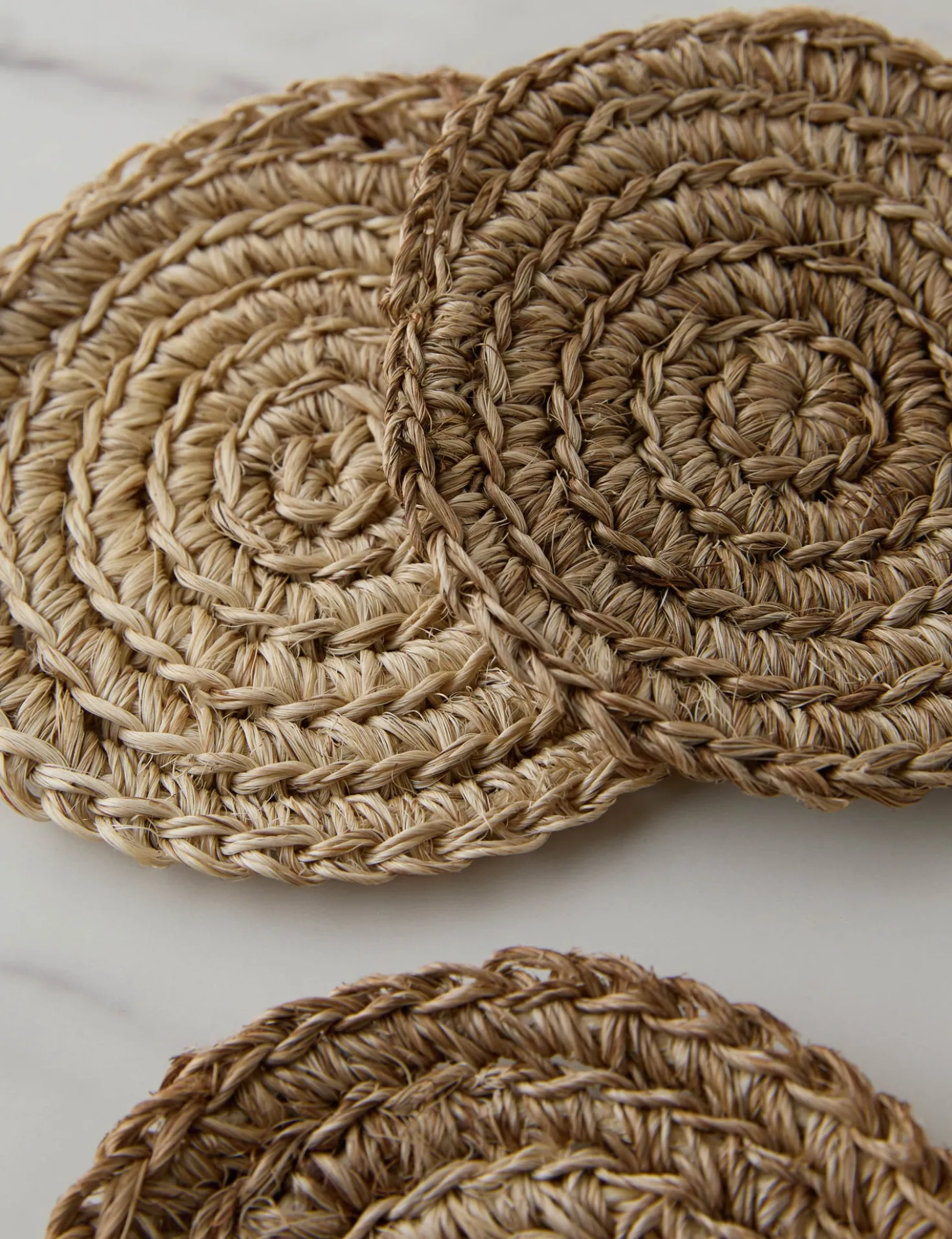 Fique Spiral Coasters (Set of 4) by Tallo de Olivo
