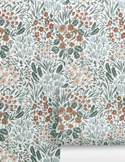 Floral Field Wallpaper by Rylee + Cru