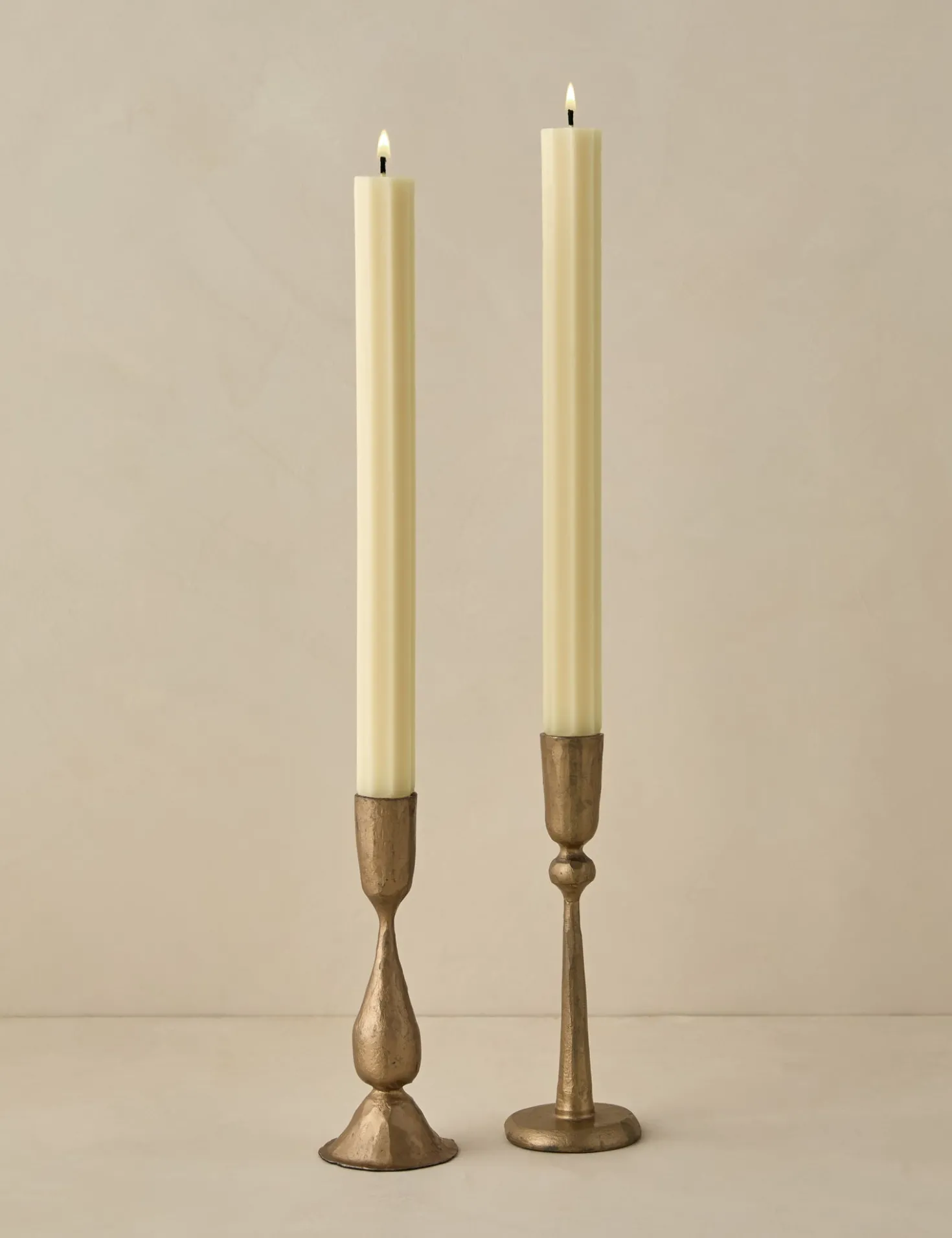 Fluted Church Taper (Set of 2) by Greentree Home