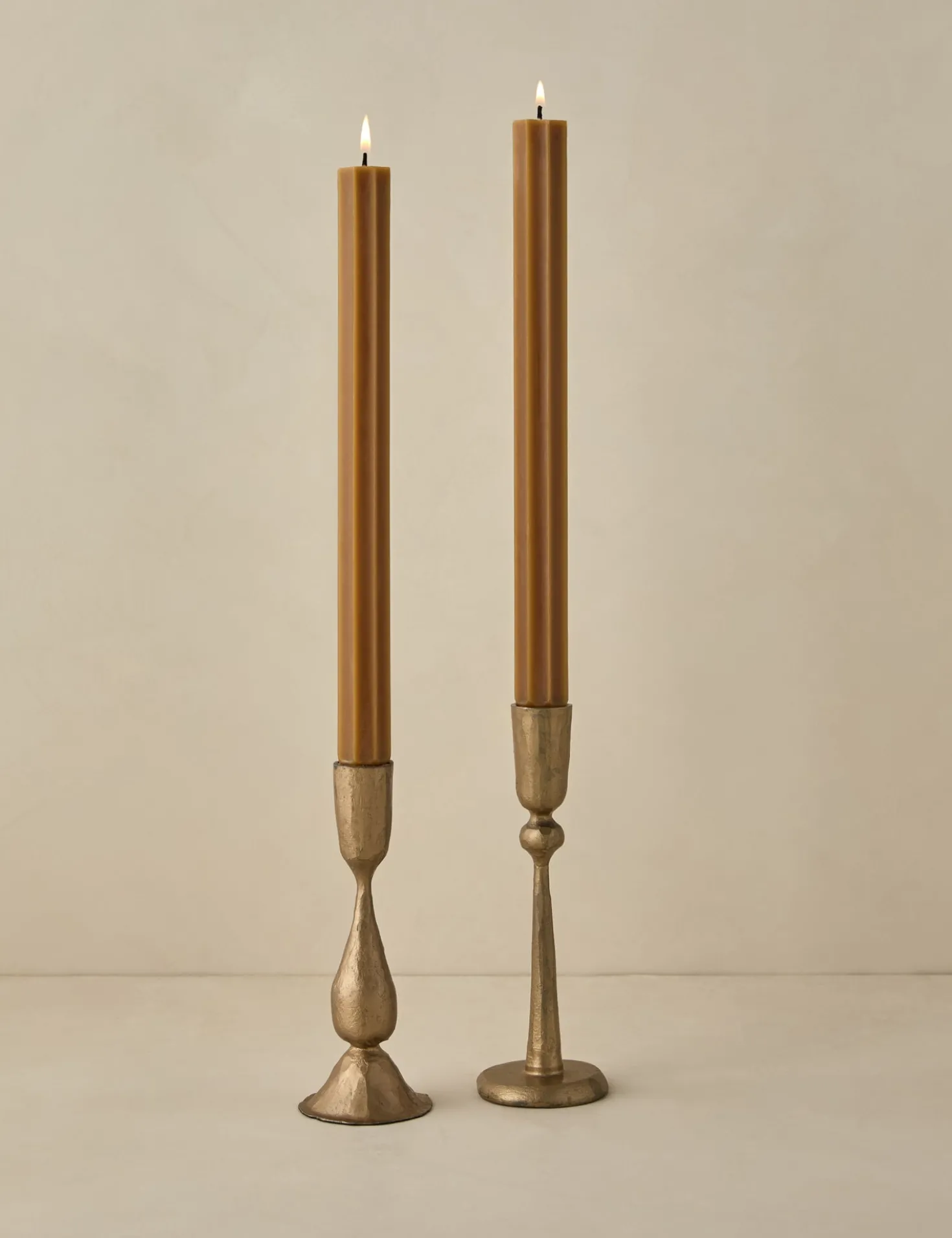 Fluted Church Taper (Set of 2) by Greentree Home