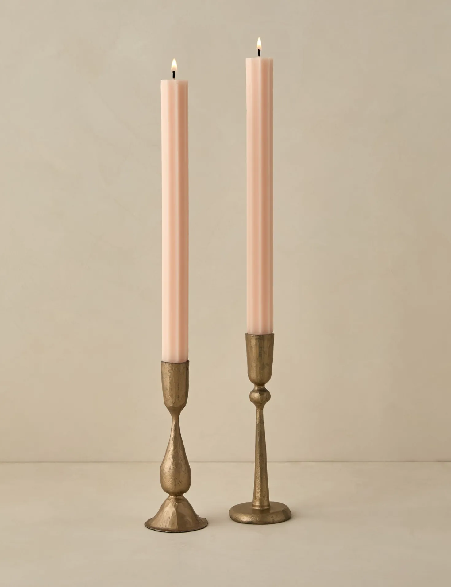 Fluted Church Taper (Set of 2) by Greentree Home
