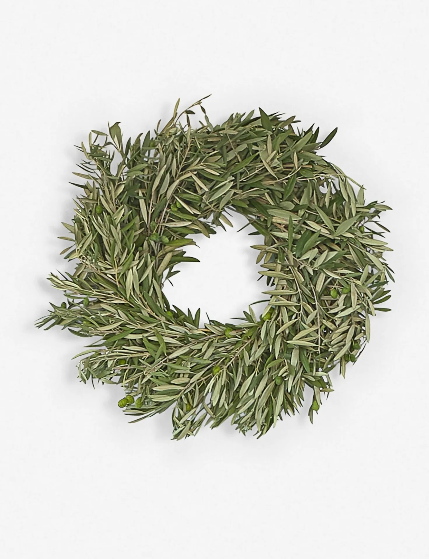Fresh Handmade Olive Leaf Wreath