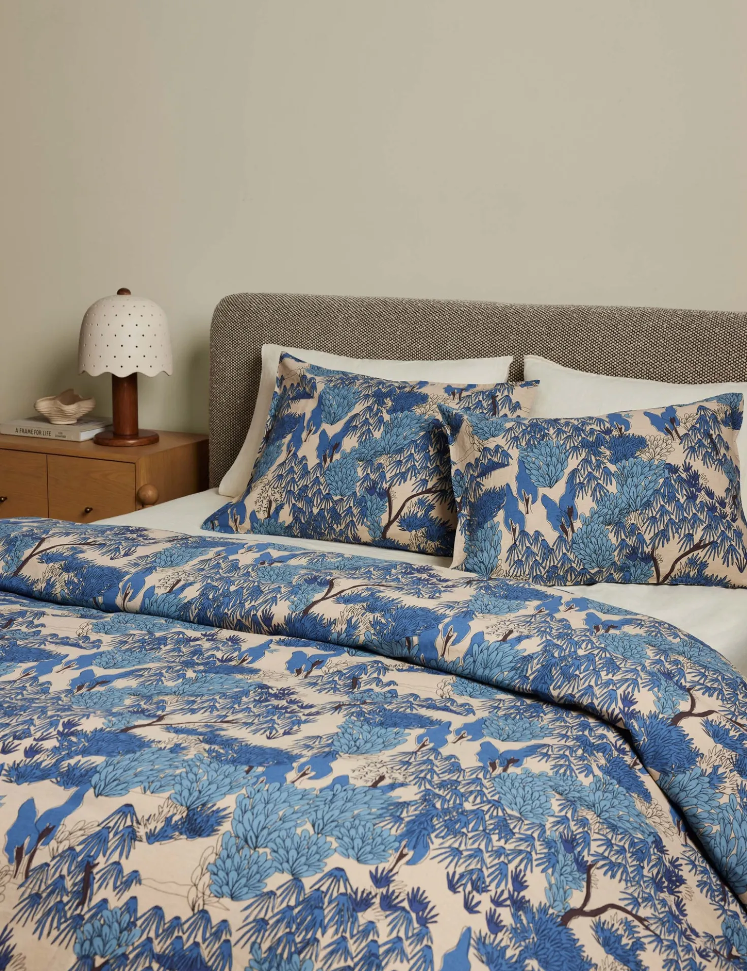 Garden Walk Linen Cotton Sham by Sarah Sherman Samuel