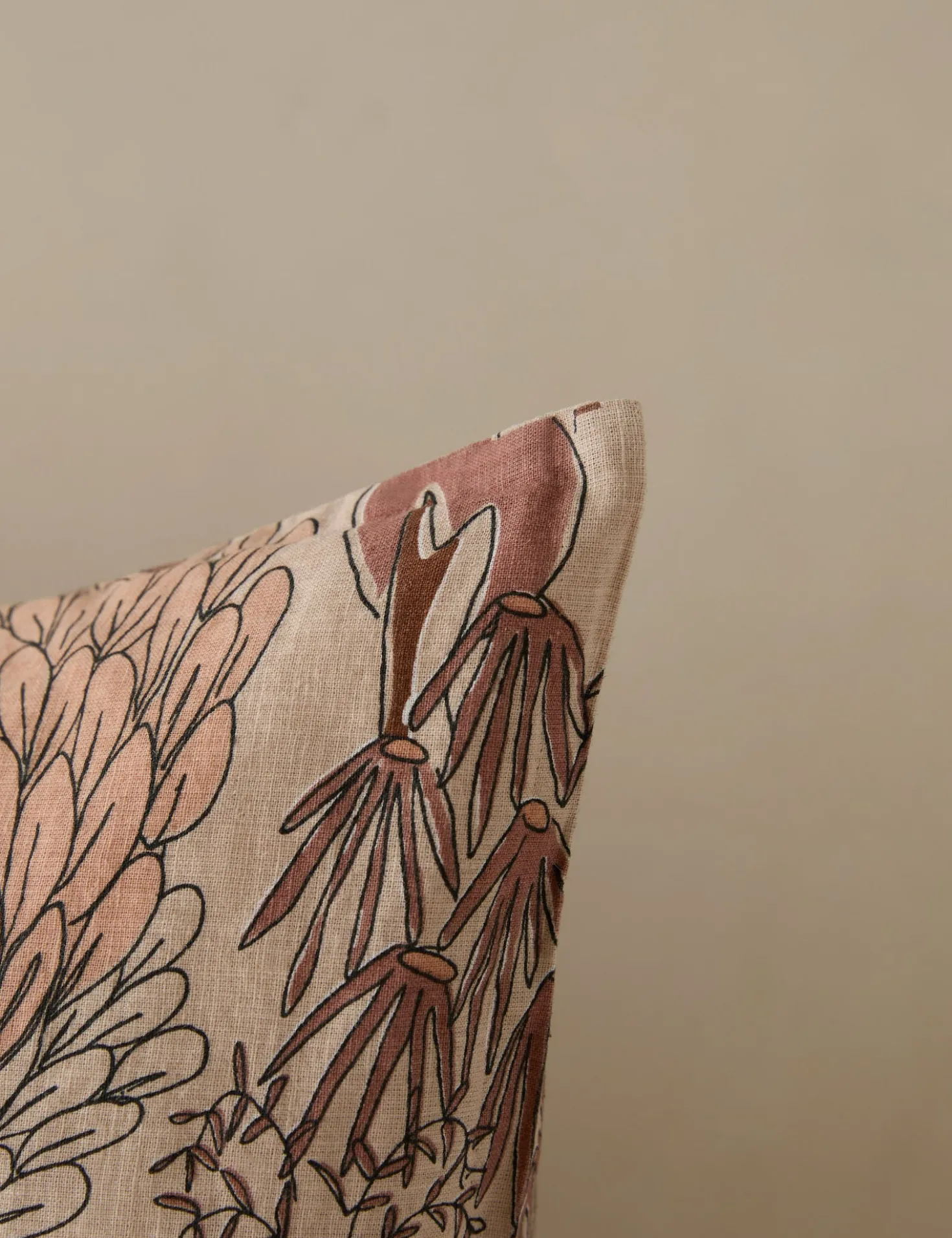 Garden Walk Linen Cotton Sham by Sarah Sherman Samuel