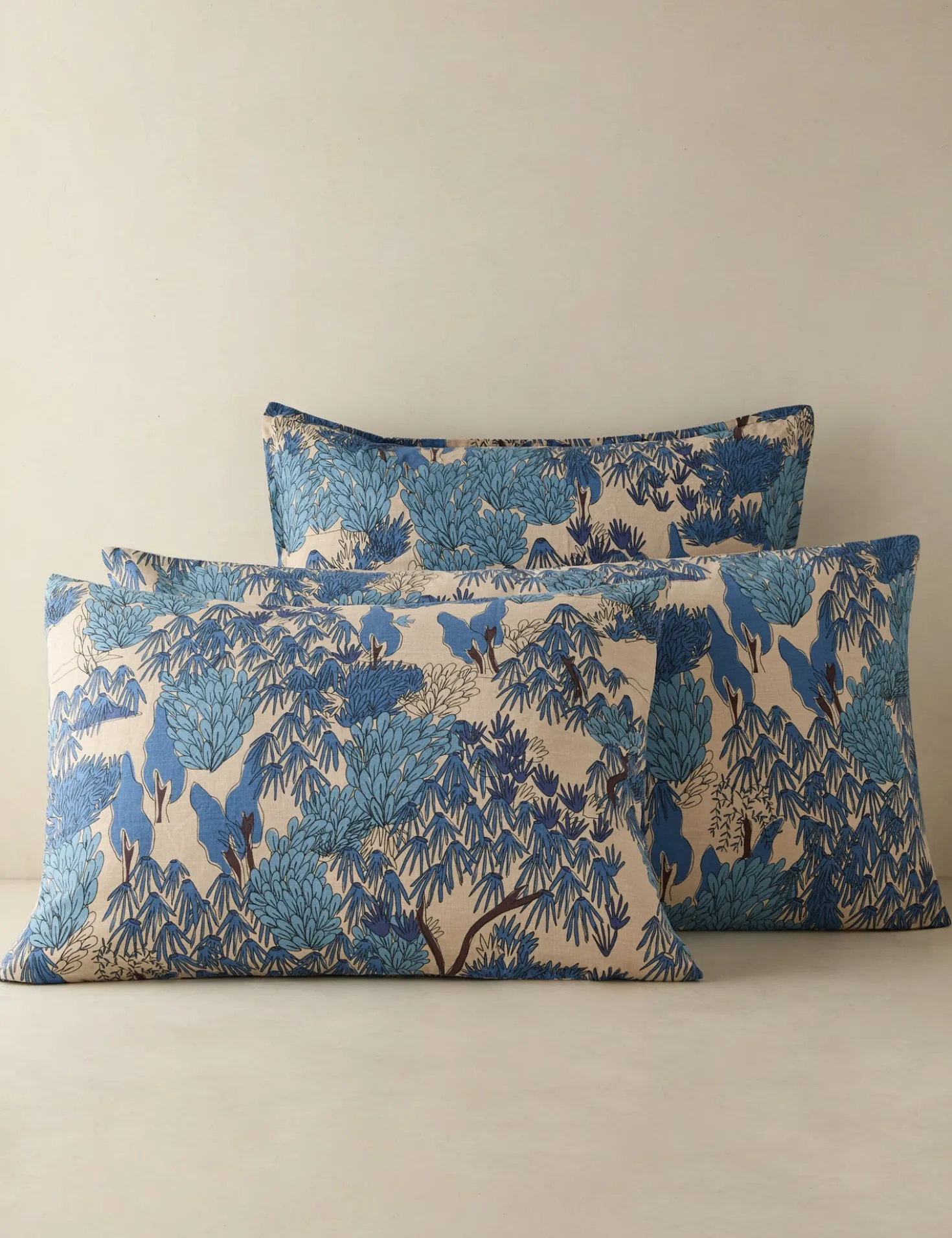 Garden Walk Linen Cotton Sham by Sarah Sherman Samuel