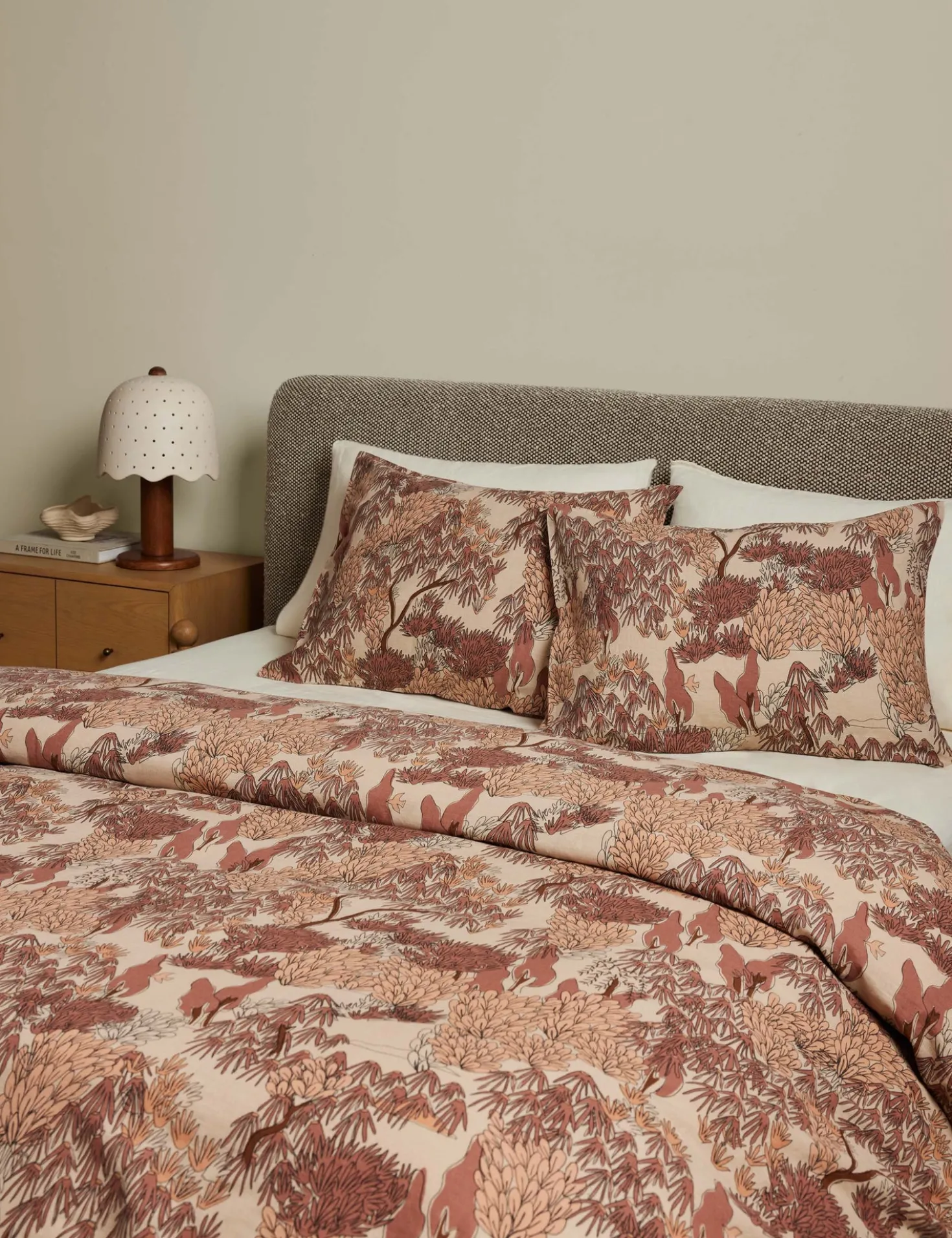 Garden Walk Linen Cotton Sham by Sarah Sherman Samuel