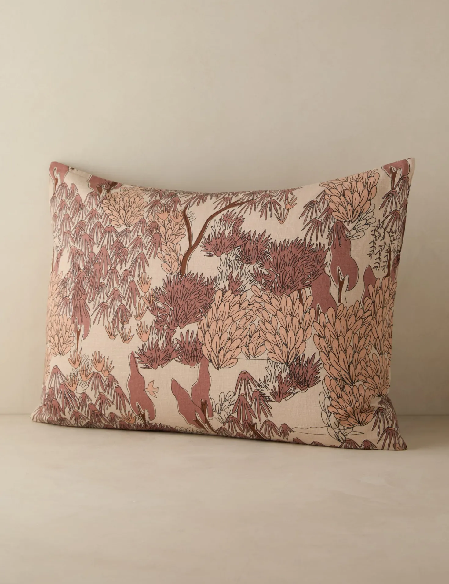Garden Walk Linen Cotton Sham by Sarah Sherman Samuel