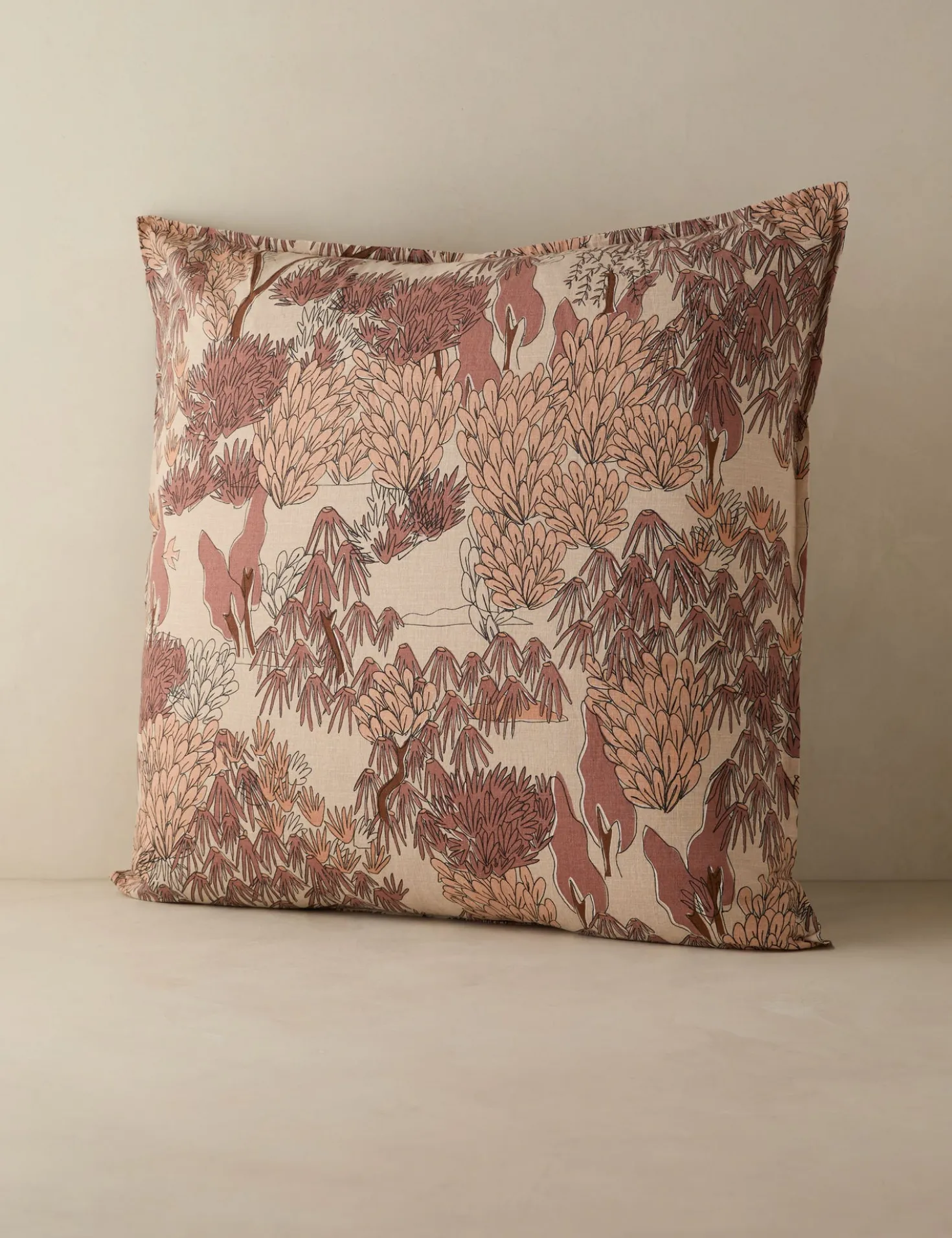 Garden Walk Linen Cotton Sham by Sarah Sherman Samuel