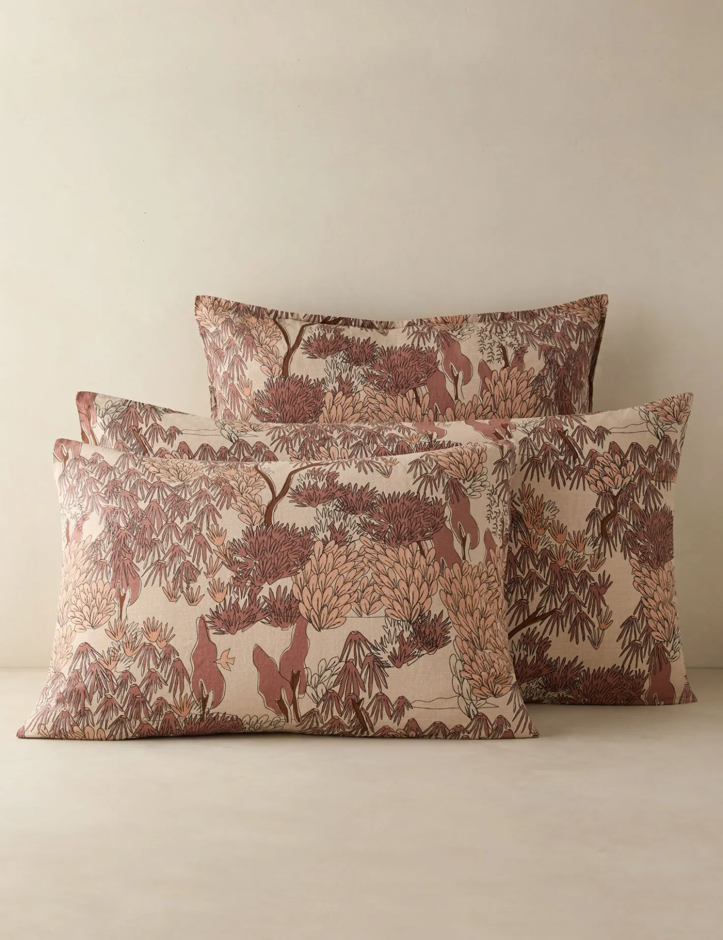 Garden Walk Linen Cotton Sham by Sarah Sherman Samuel