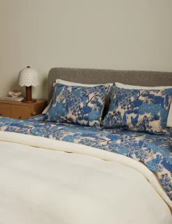 Garden Walk Linen Cotton Pillowcase (Set of 2) by Sarah Sherman Samuel