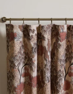 Garden Walk Linen Curtain Panel by Sarah Sherman Samuel