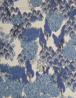 Garden Walk Linen Fabric by Sarah Sherman Samuel