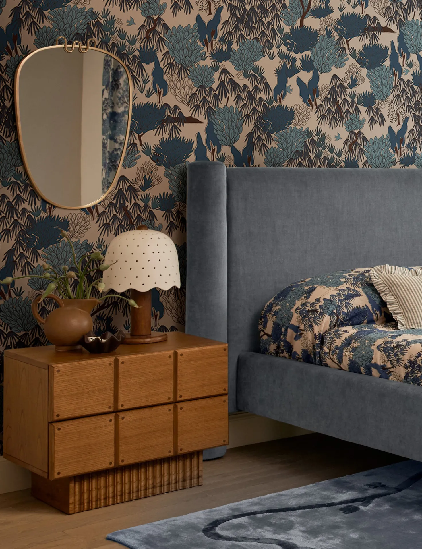 Garden Walk Paperweave Wallpaper by Sarah Sherman Samuel
