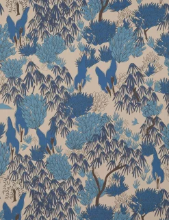 Garden Walk Paperweave Wallpaper by Sarah Sherman Samuel