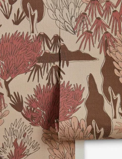 Garden Walk Paperweave Wallpaper by Sarah Sherman Samuel