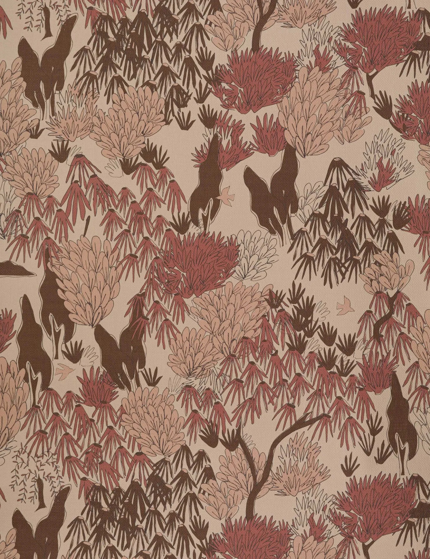 Garden Walk Paperweave Wallpaper by Sarah Sherman Samuel