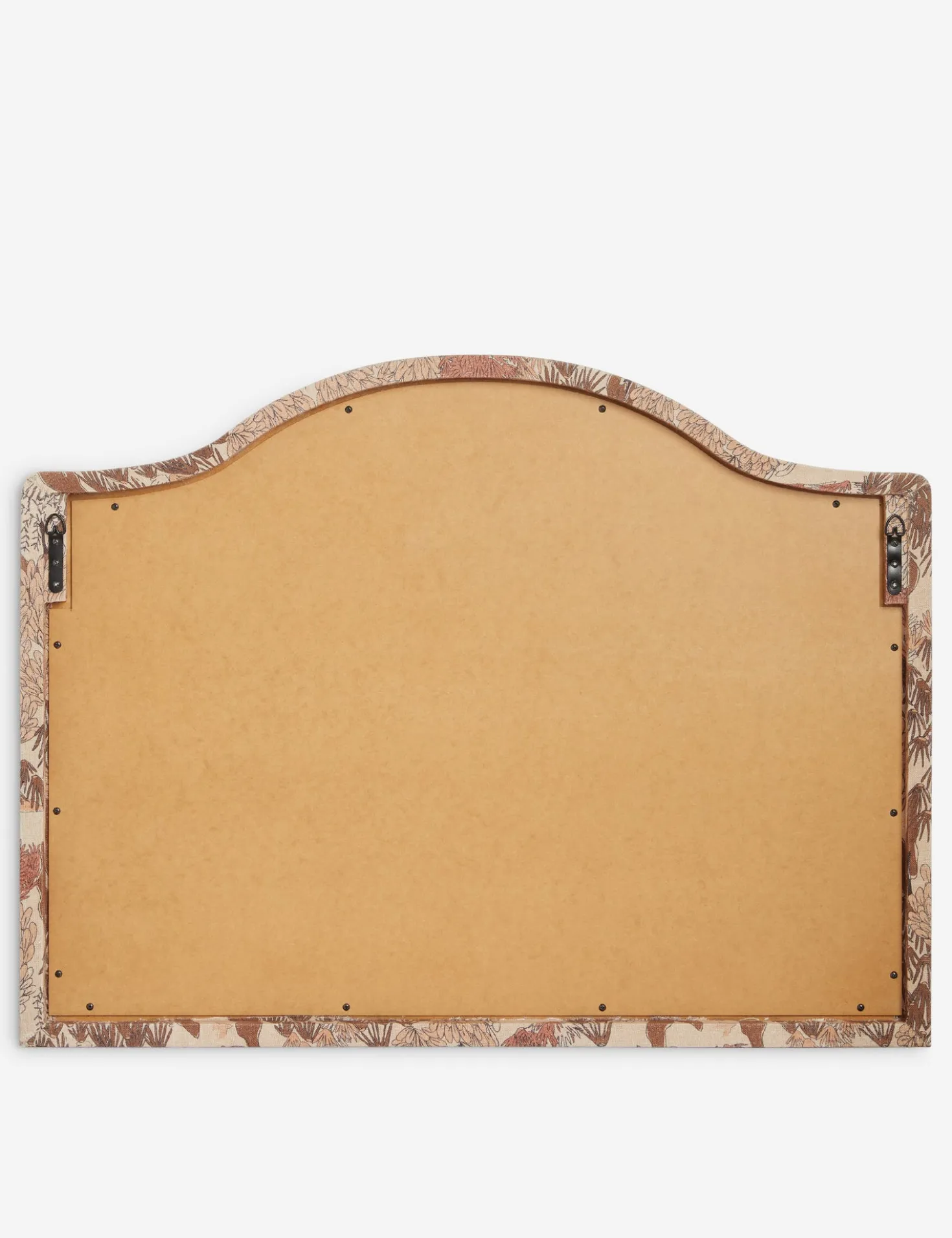 Garden Walk Upholstered Mantel Mirror by Sarah Sherman Samuel