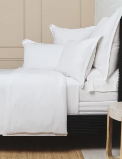 Georgie Bamboo Linen Sham by Pom Pom at Home