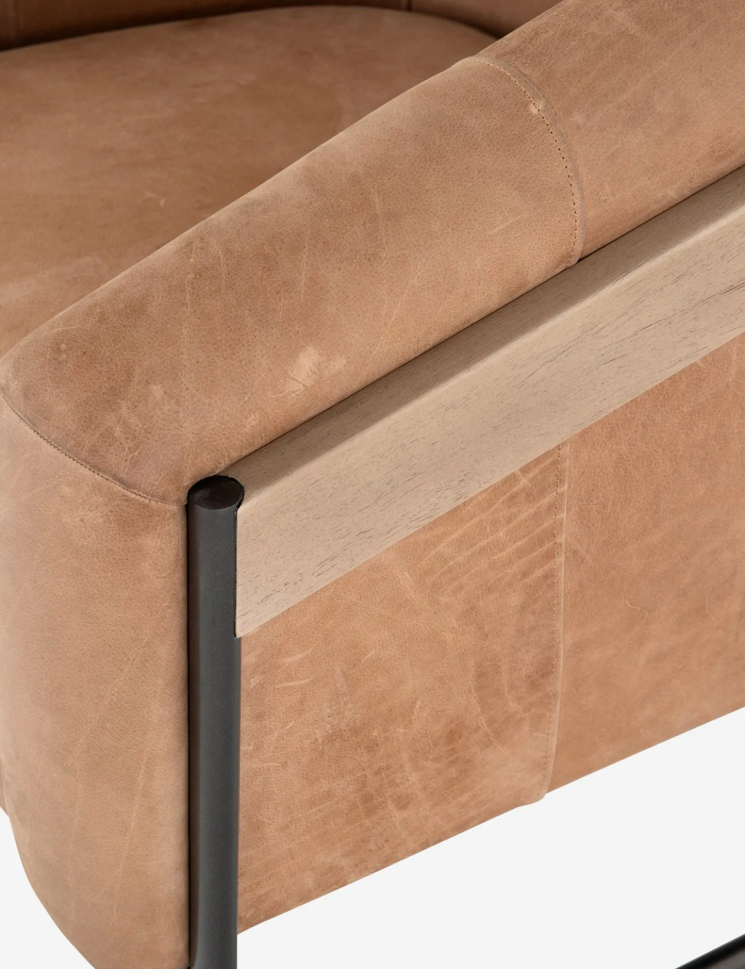 Gianni Leather Accent Chair