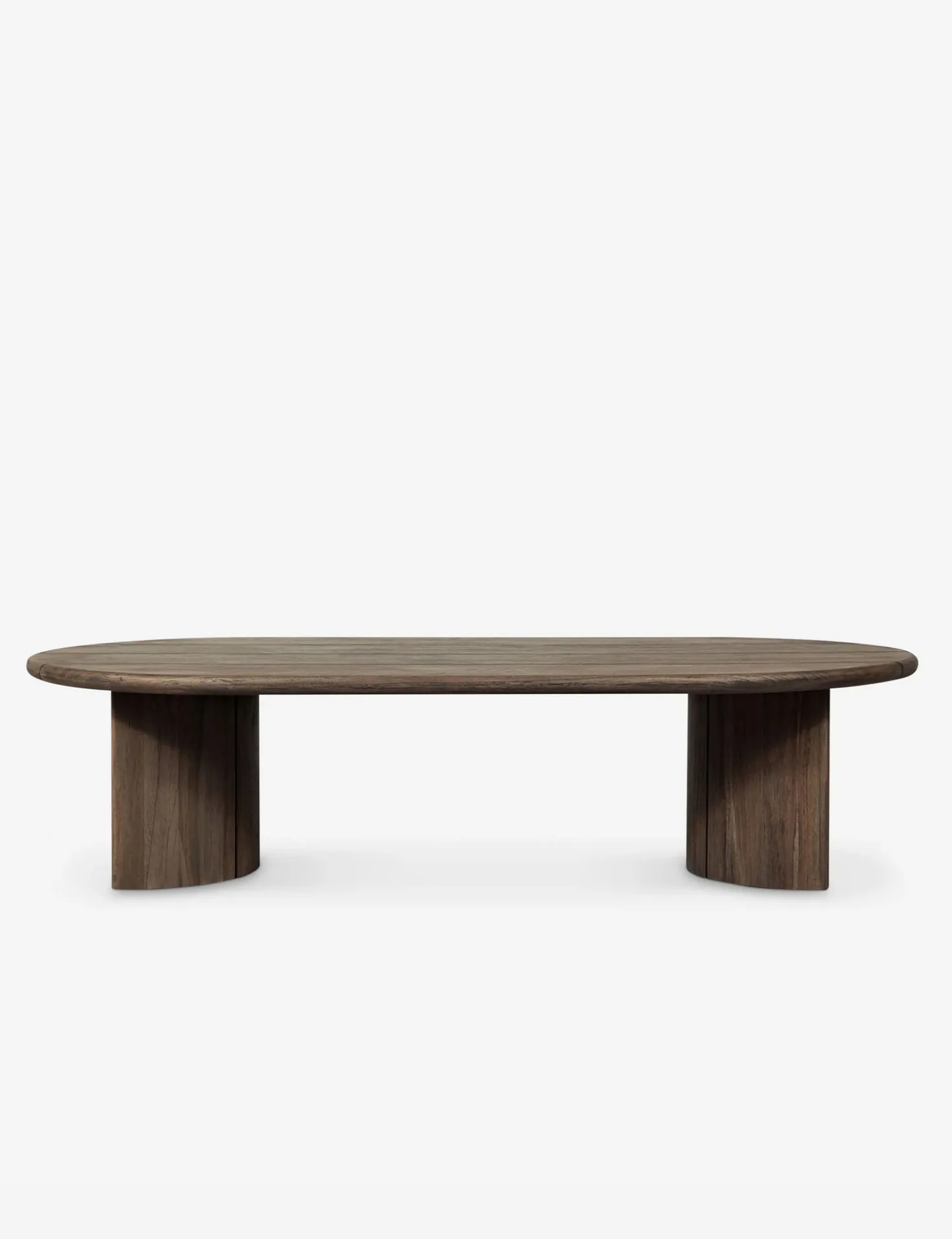 Gilda Outdoor Oval Coffee Table