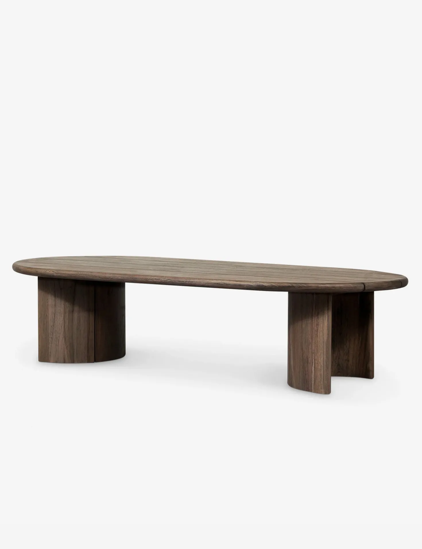 Gilda Outdoor Oval Coffee Table