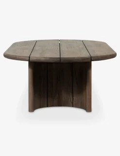 Gilda Outdoor Oval Coffee Table