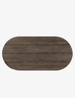 Gilda Outdoor Oval Coffee Table