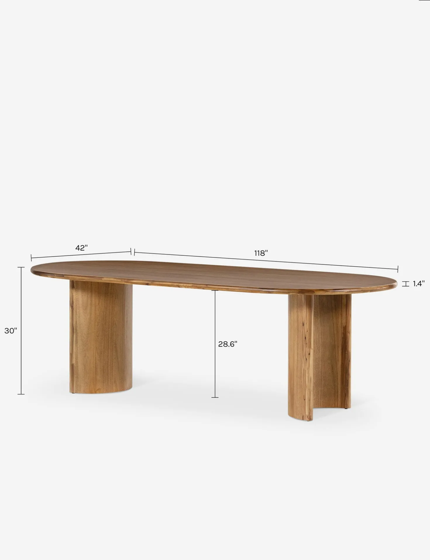 Gilda Oval Dining Table