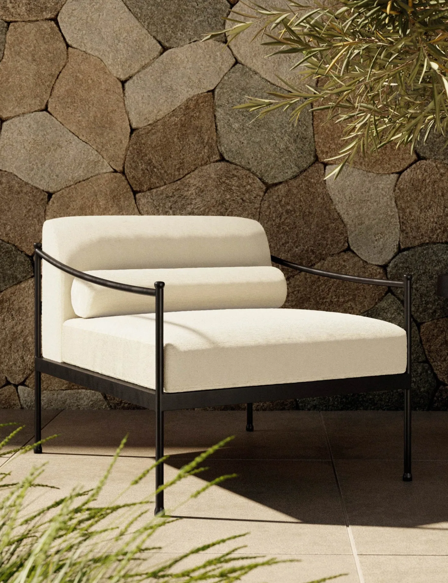 Granger Indoor / Outdoor Accent Chair by Amber Lewis x Four Hands