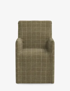 Haddan Slipcover Dining Arm Chair