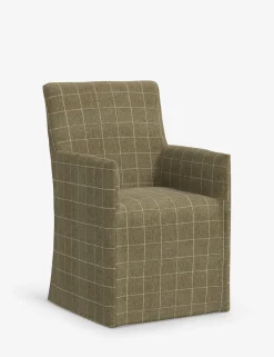 Haddan Slipcover Dining Arm Chair