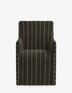 Haddan Slipcover Dining Arm Chair