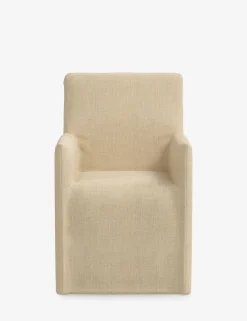 Haddan Slipcover Dining Arm Chair