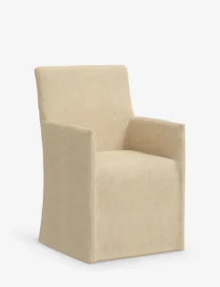 Haddan Slipcover Dining Arm Chair
