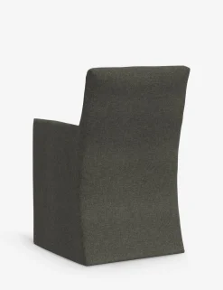 Haddan Slipcover Dining Arm Chair