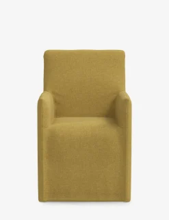 Haddan Slipcover Dining Arm Chair