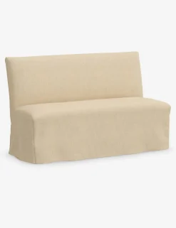 Haddan Slipcover Dining Bench