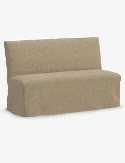 Haddan Slipcover Dining Bench
