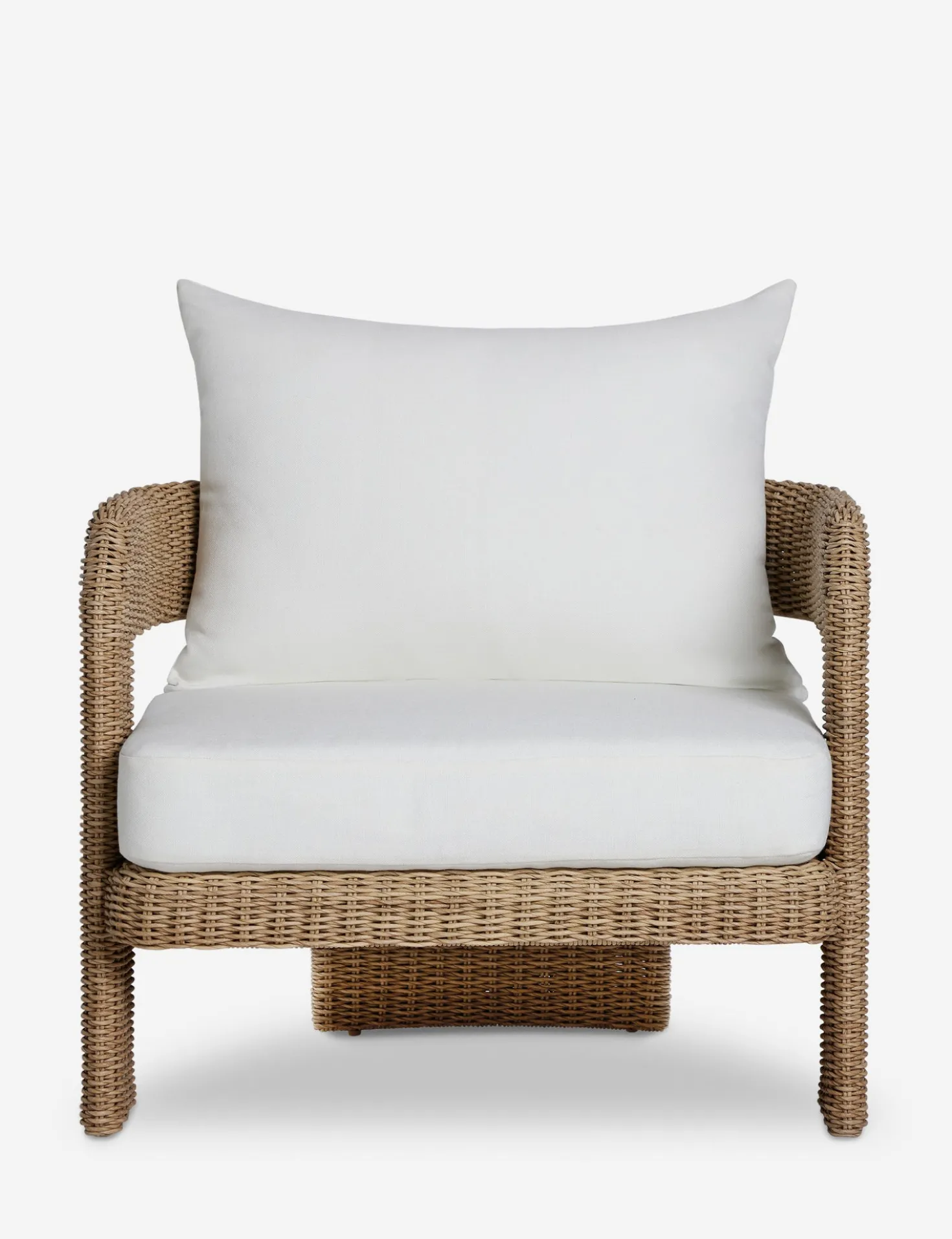 Hadler Outdoor Accent Chair, Ivory