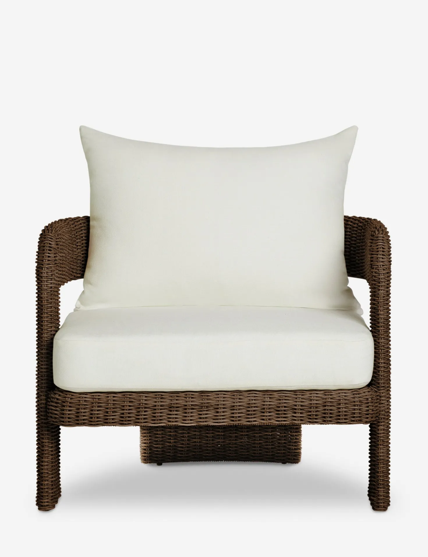 Hadler Outdoor Accent Chair, Ivory