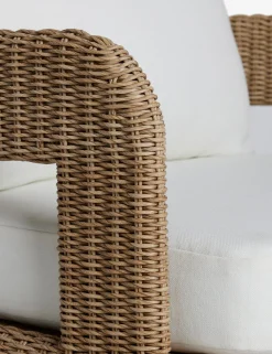 Hadler Outdoor Accent Chair, Ivory