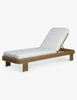 Hadler Outdoor Lounger, Ivory