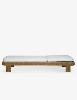 Hadler Outdoor Lounger, Ivory