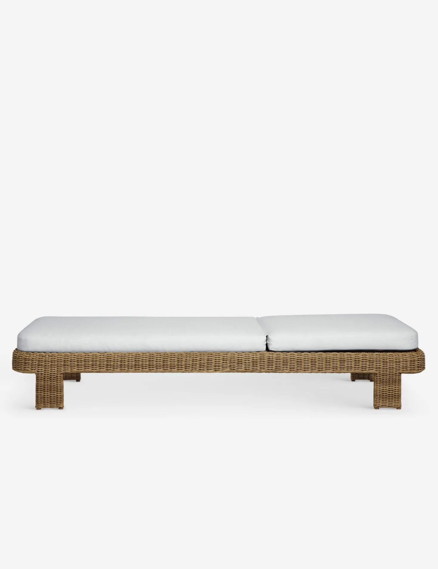 Hadler Outdoor Lounger, Ivory