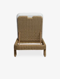Hadler Outdoor Lounger, Ivory